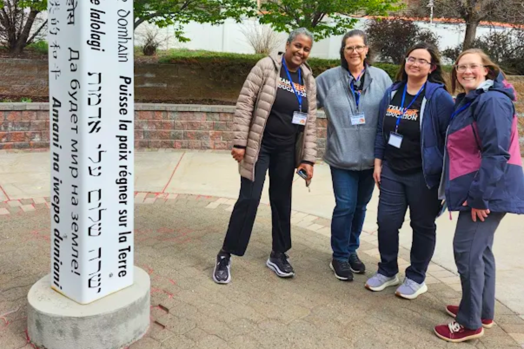 Great Bengal Race - Team Education at Peace Pole