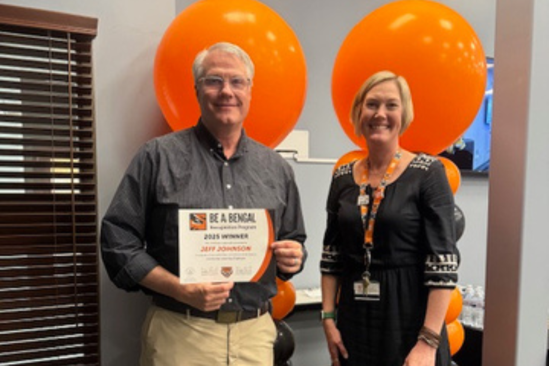 Be A Bengal Faculty Winner - Jeff Johnson