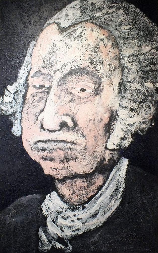 Steve Oberg - George - Acrylic on canvas