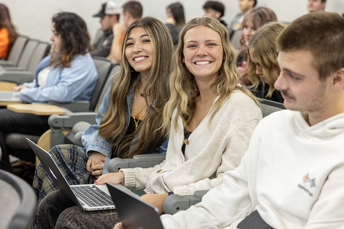 Students in class