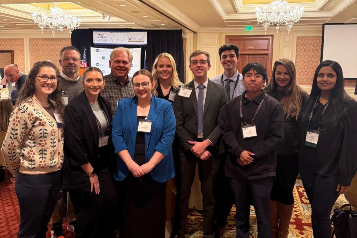 Students and professors at Sun Valley HCA Conference