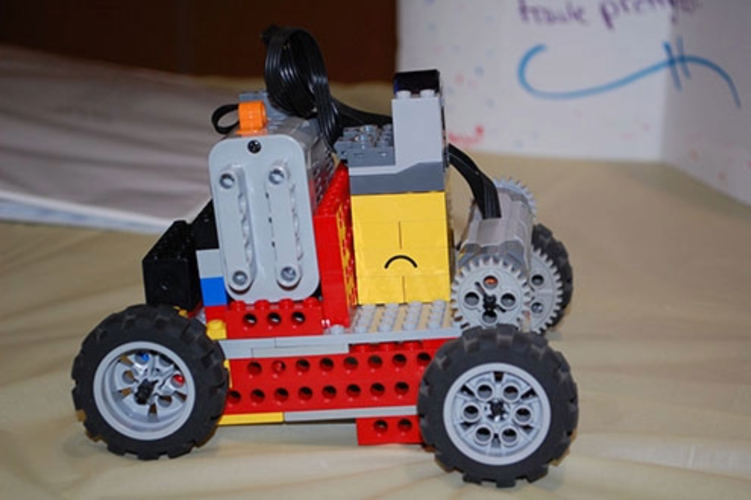 Rover built out of legos