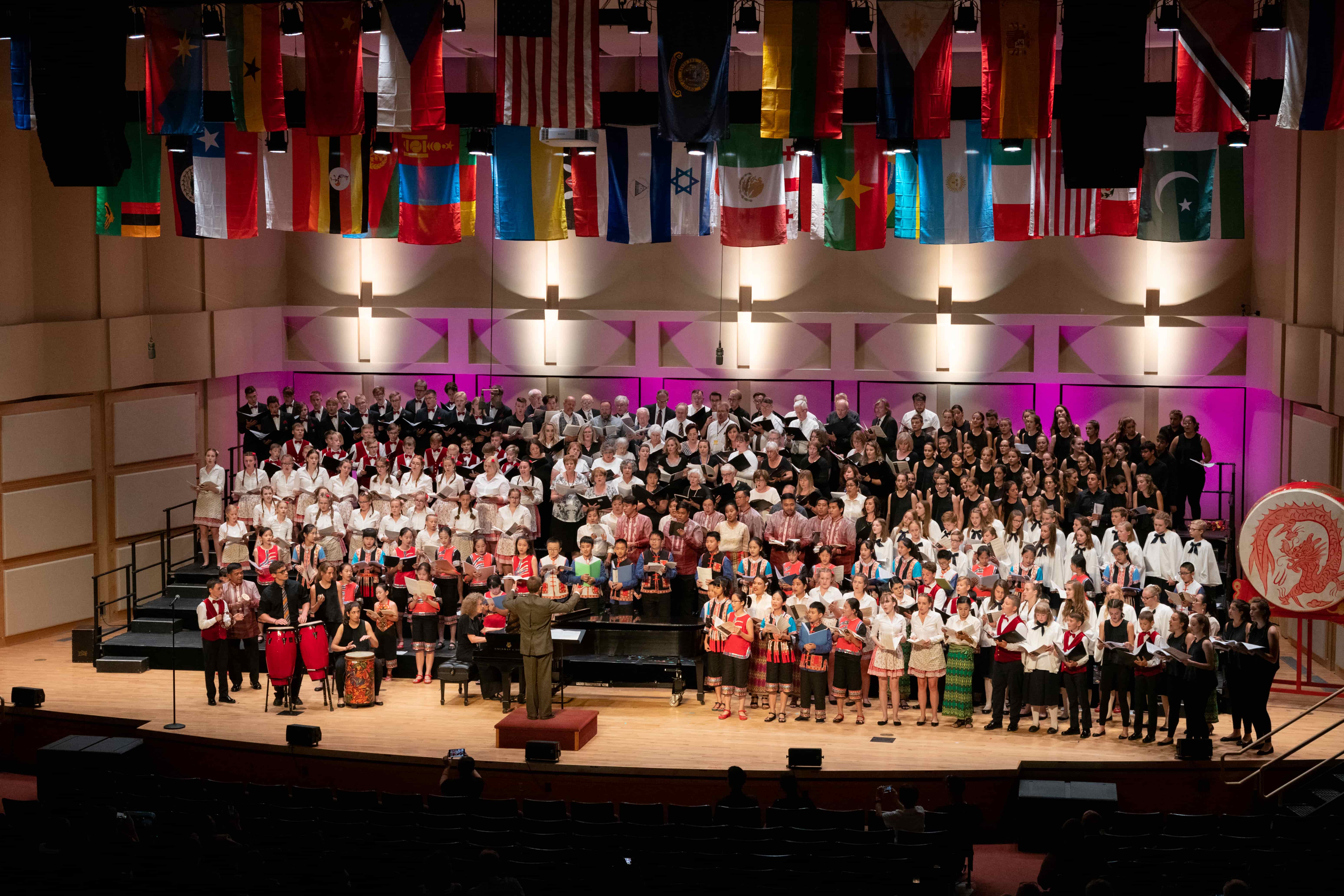 A production in the Jensen Concert Hall