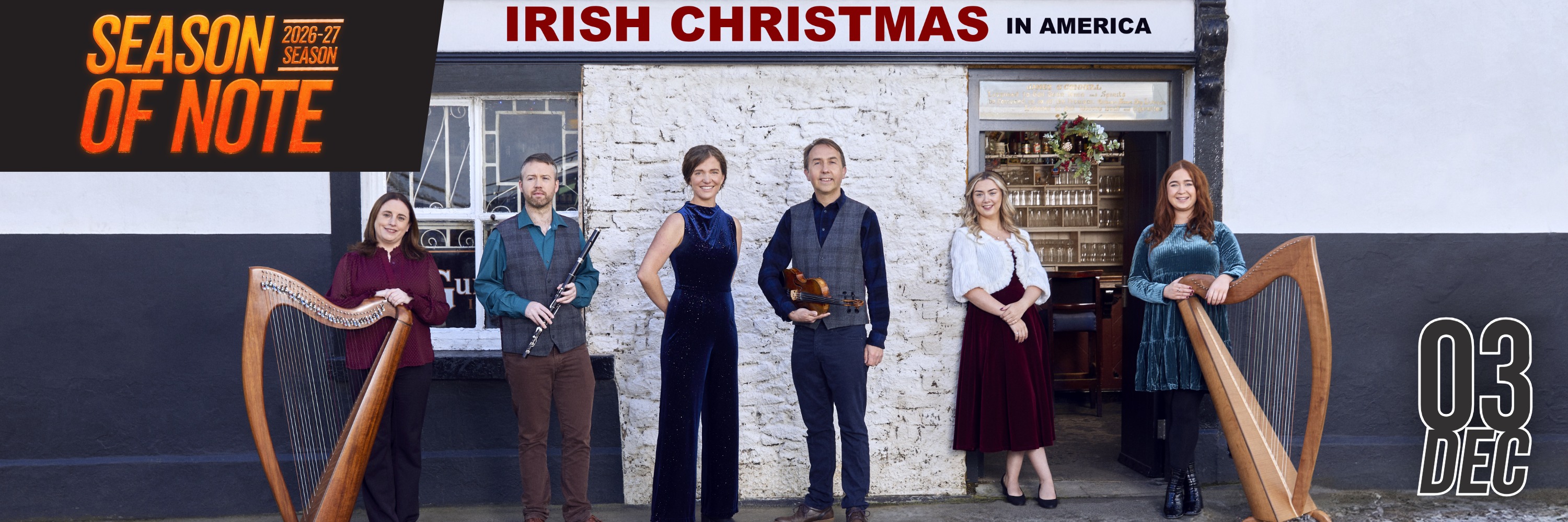 Season of Note 2026-27 Season - December 3rd - Irish Christmas in America