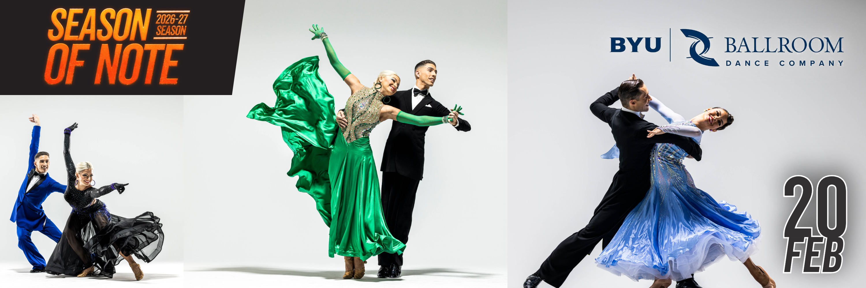 Season of Note 2026-27 Season - February 20th - BYU Ballroom Dance Company