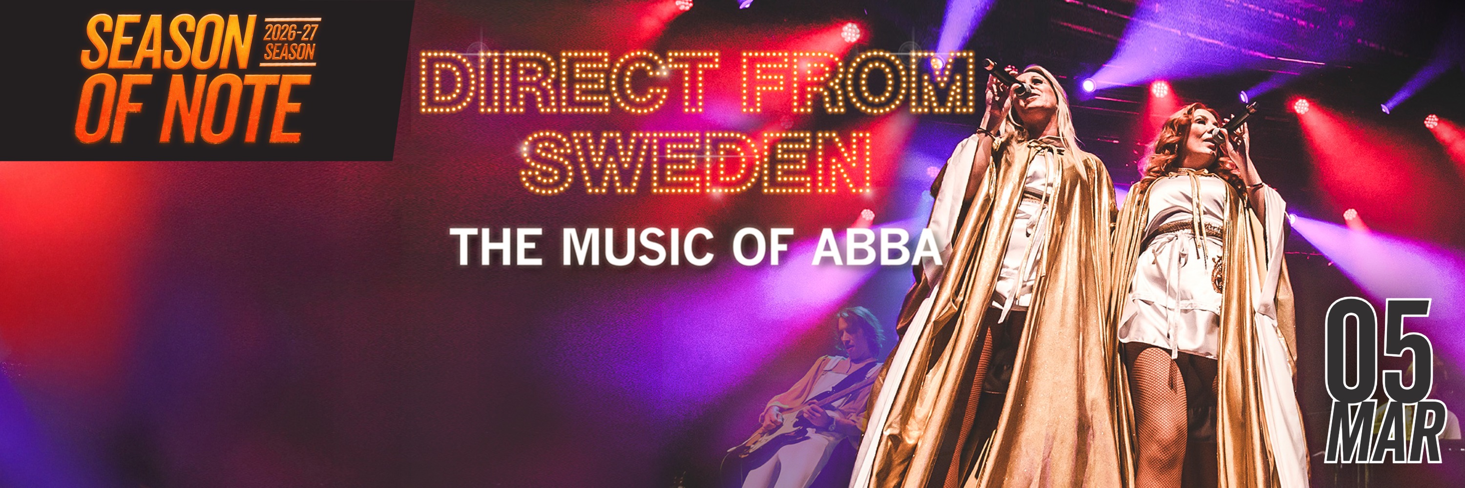 Season of Note 2026-27 Season - March 5th - Direct From Sweden, The Music of ABBA