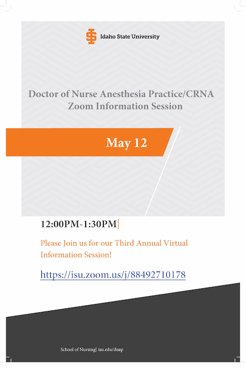 DNAP CRNA Zoom information session