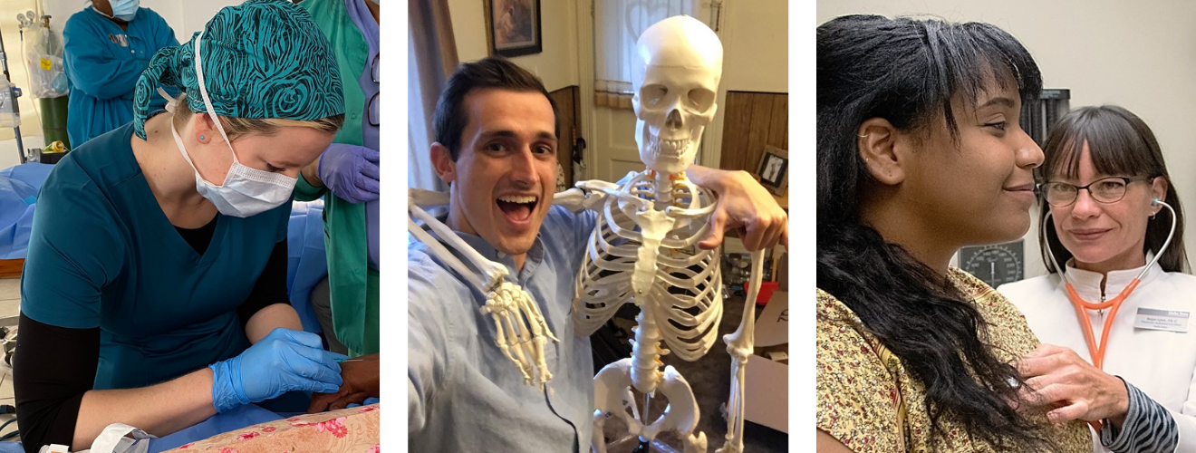 Picture of scholars in medical settings