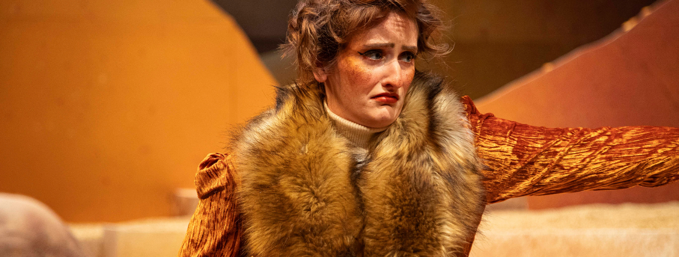 Actor in a fox costume