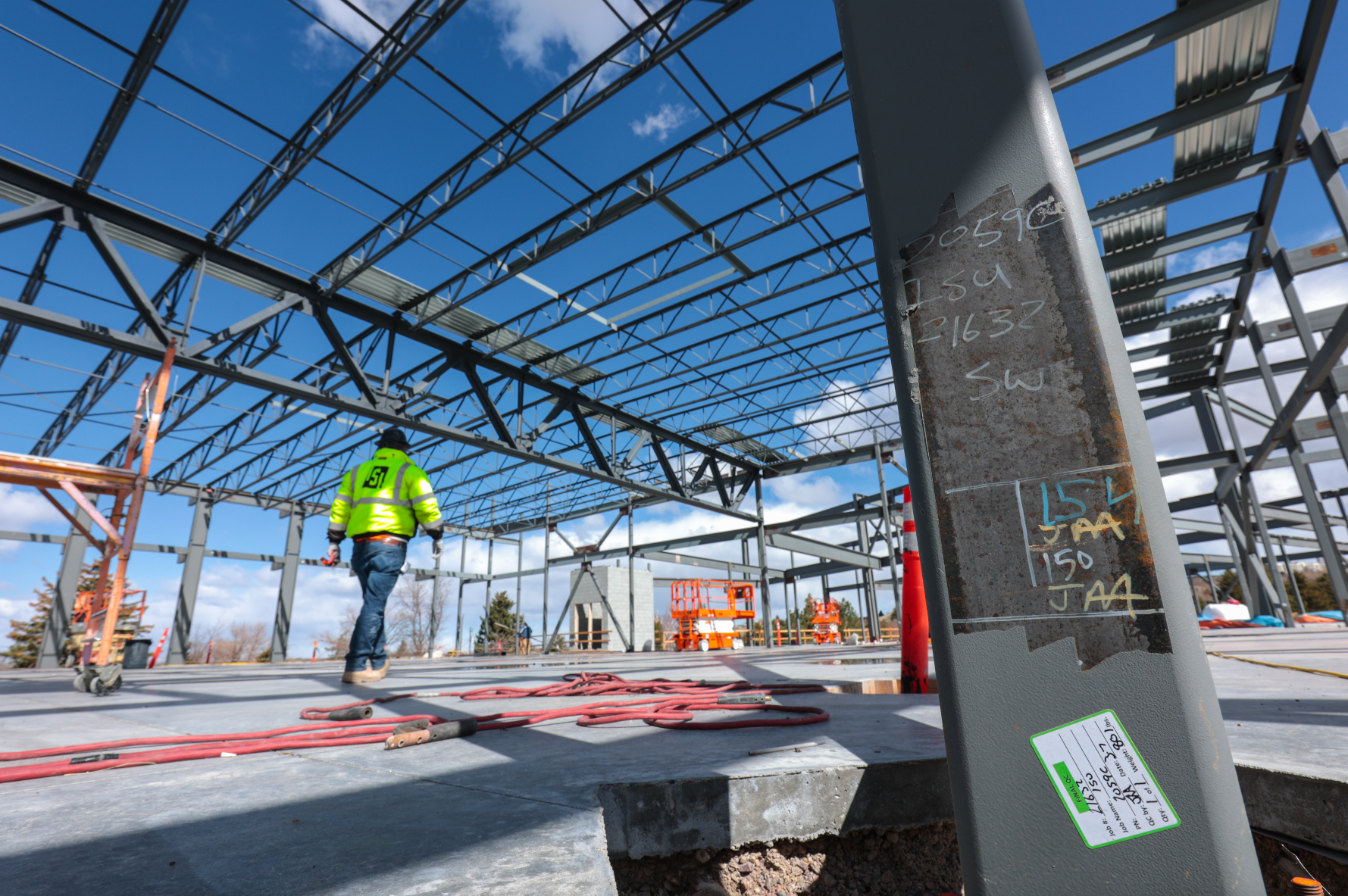 Construction site of the Bengal Alumni Center
